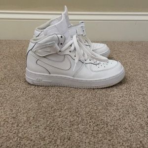 Nike Air Force 1. Kids 5 equal to women’s 6
